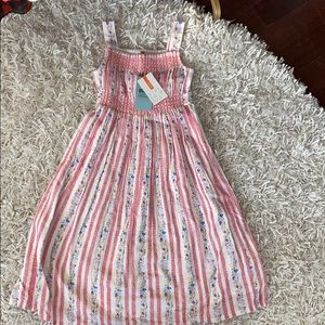 Beautiful girls sundress in cotton floral.